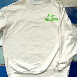 Freeze "Stay Smiling" Crew Neck Sweatshirt